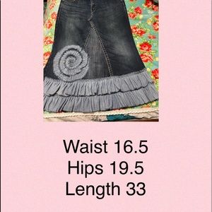 Custom jean skirts